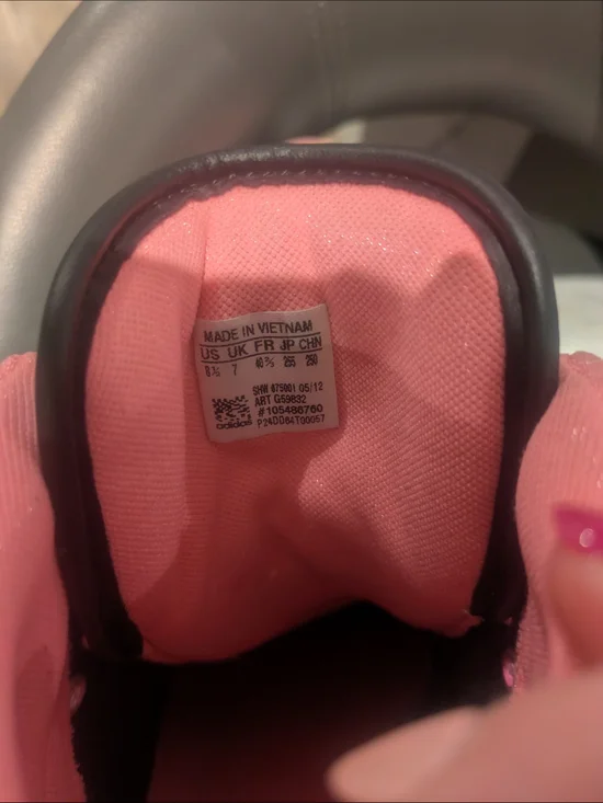 Adidas Originals High Top Sneakers Teal Pink Black Women’s 8.5 Retro Y2K - Picture 6 of 8